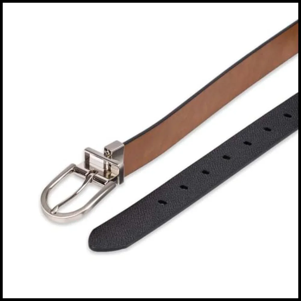 Reversible Belt for Jeans, Trousers, Dresses, Adjustable Fit